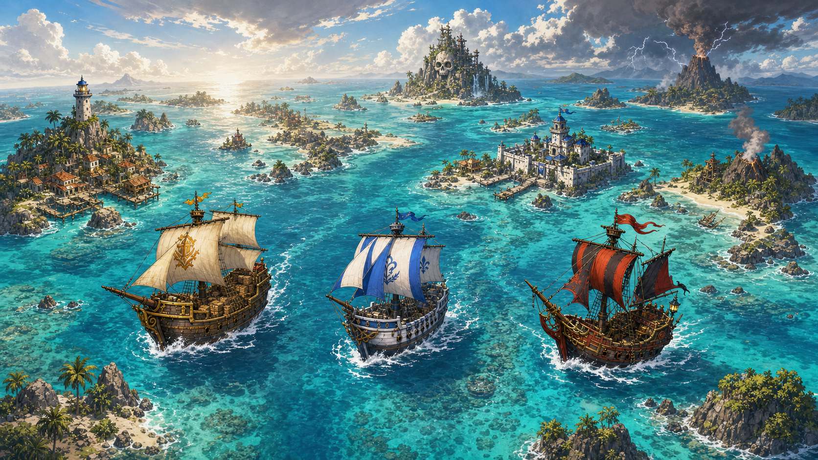 Tre rotte per Lello's 7 Seas Adventure
